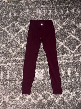 Lululemon Maroon Leggings